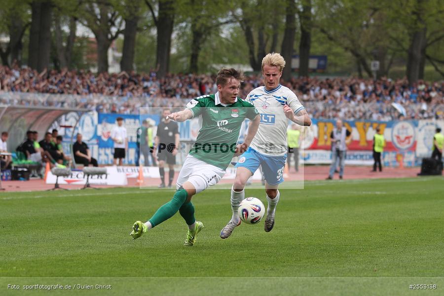 Sachs-Stadion, Schweinfurt, 18.04.2026, sport, Fussball, DFB, 34. Spieltag, 3. Liga, F.C. Hansa Rostock, 1. FC Schweinfurt 1905 - Bild-ID: 2553138