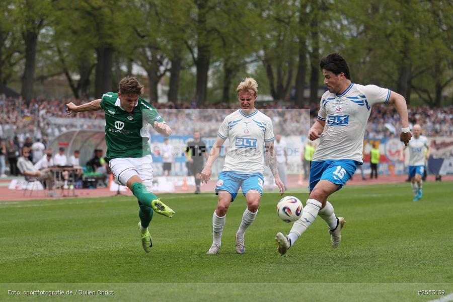 Sachs-Stadion, Schweinfurt, 18.04.2026, sport, Fussball, DFB, 34. Spieltag, 3. Liga, F.C. Hansa Rostock, 1. FC Schweinfurt 1905 - Bild-ID: 2553139