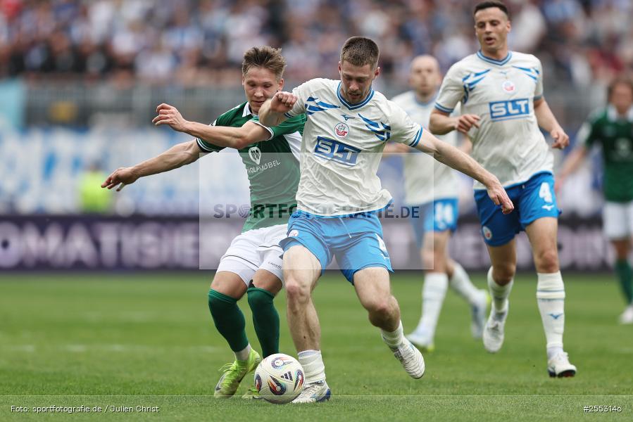 Sachs-Stadion, Schweinfurt, 18.04.2026, sport, Fussball, DFB, 34. Spieltag, 3. Liga, F.C. Hansa Rostock, 1. FC Schweinfurt 1905 - Bild-ID: 2553146