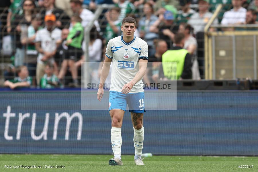 Sachs-Stadion, Schweinfurt, 18.04.2026, sport, Fussball, DFB, 34. Spieltag, 3. Liga, F.C. Hansa Rostock, 1. FC Schweinfurt 1905 - Bild-ID: 2553147