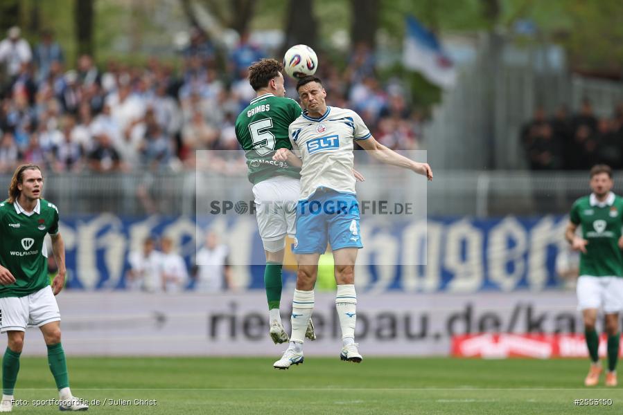 Sachs-Stadion, Schweinfurt, 18.04.2026, sport, Fussball, DFB, 34. Spieltag, 3. Liga, F.C. Hansa Rostock, 1. FC Schweinfurt 1905 - Bild-ID: 2553150