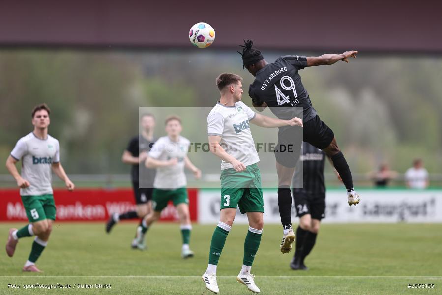 Fundamentum Sportpark, Karlburg, 18.04.2026, sport, Fussball, Landesliga Nordwest, 30. Spieltag, SV Alemannia Haibach, TSV Karlburg - Bild-ID: 2553155