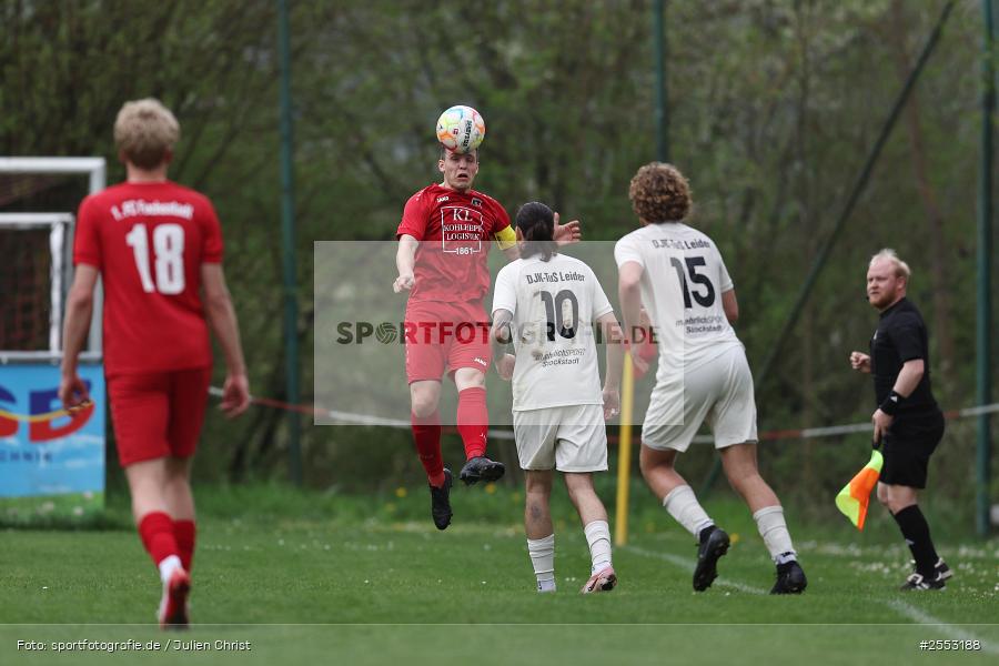 Kohlenberg-Arena, Fuchsstadt, 18.04.2026, sport, Fussball, Landesliga Nordwest, 30. Spieltag, TuS 1893 Aschaffenburg-Leider, 1. FC Fuchsstadt - Bild-ID: 2553188