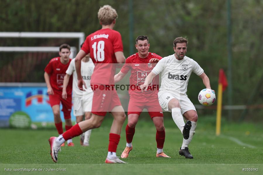 Kohlenberg-Arena, Fuchsstadt, 18.04.2026, sport, Fussball, Landesliga Nordwest, 30. Spieltag, TuS 1893 Aschaffenburg-Leider, 1. FC Fuchsstadt - Bild-ID: 2553192