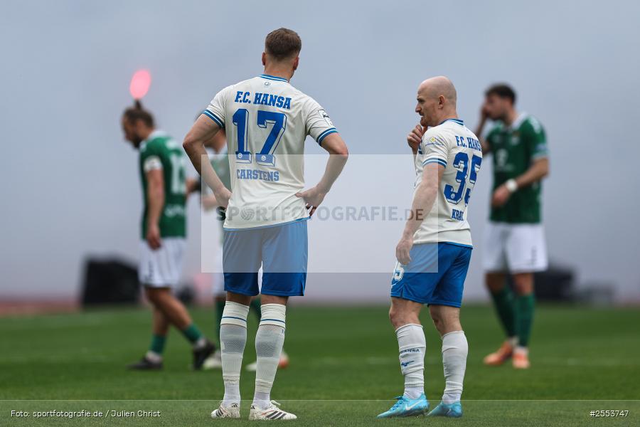 sport, Schweinfurt, Sachs-Stadion, Fussball, F.C. Hansa Rostock, DFB, 34. Spieltag, 3. Liga, 18.04.2026, 1. FC Schweinfurt 1905 - Bild-ID: 2553747