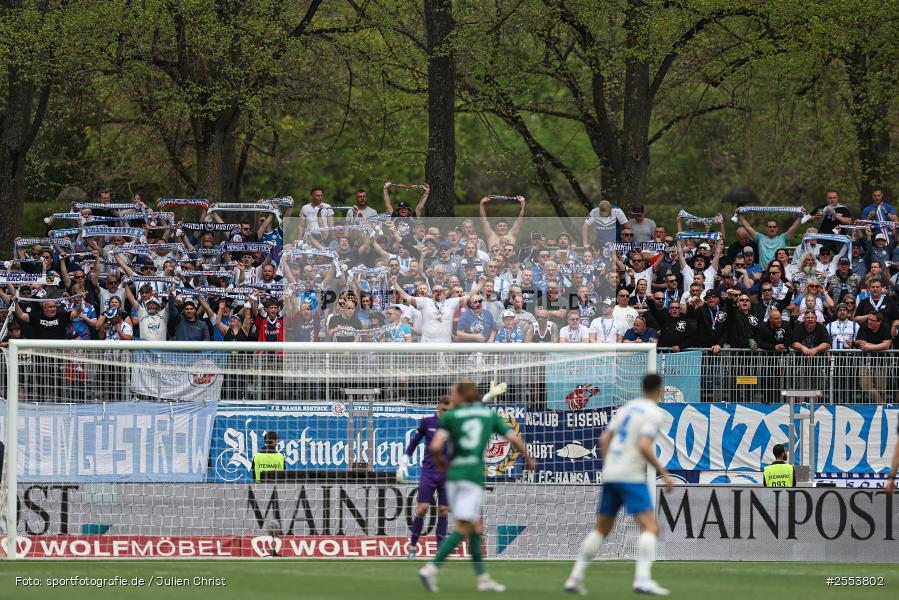 sport, Schweinfurt, Sachs-Stadion, Fussball, F.C. Hansa Rostock, DFB, 34. Spieltag, 3. Liga, 18.04.2026, 1. FC Schweinfurt 1905 - Bild-ID: 2553802