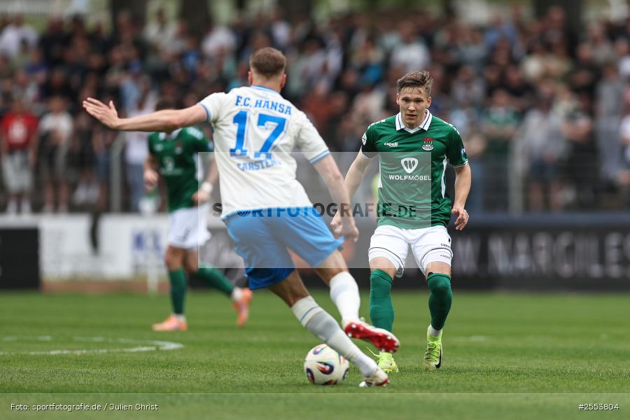 sport, Schweinfurt, Sachs-Stadion, Fussball, F.C. Hansa Rostock, DFB, 34. Spieltag, 3. Liga, 18.04.2026, 1. FC Schweinfurt 1905 - Bild-ID: 2553804