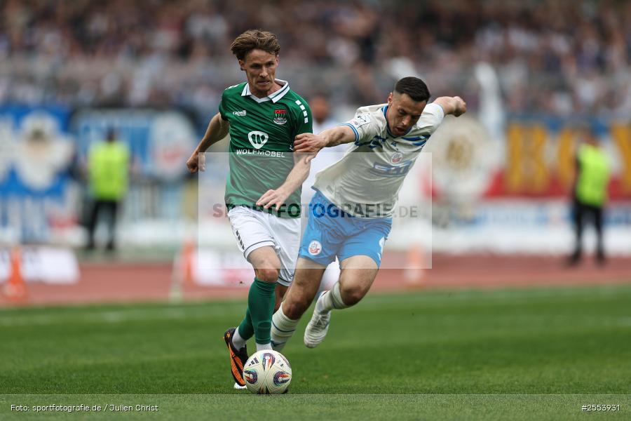 sport, Schweinfurt, Sachs-Stadion, Fussball, F.C. Hansa Rostock, DFB, 34. Spieltag, 3. Liga, 18.04.2026, 1. FC Schweinfurt 1905 - Bild-ID: 2553931