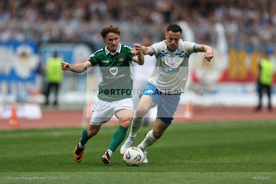 sport, Schweinfurt, Sachs-Stadion, Fussball, F.C. Hansa Rostock, DFB, 34. Spieltag, 3. Liga, 18.04.2026, 1. FC Schweinfurt 1905 - Bild-ID: 2553932