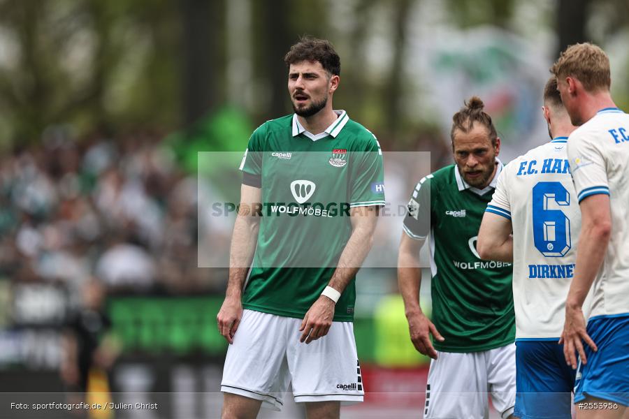 sport, Schweinfurt, Sachs-Stadion, Fussball, F.C. Hansa Rostock, DFB, 34. Spieltag, 3. Liga, 18.04.2026, 1. FC Schweinfurt 1905 - Bild-ID: 2553956