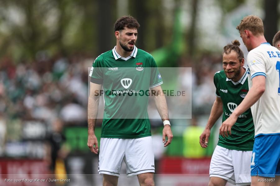 sport, Schweinfurt, Sachs-Stadion, Fussball, F.C. Hansa Rostock, DFB, 34. Spieltag, 3. Liga, 18.04.2026, 1. FC Schweinfurt 1905 - Bild-ID: 2553957