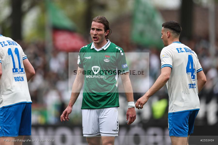 sport, Schweinfurt, Sachs-Stadion, Fussball, F.C. Hansa Rostock, DFB, 34. Spieltag, 3. Liga, 18.04.2026, 1. FC Schweinfurt 1905 - Bild-ID: 2553959
