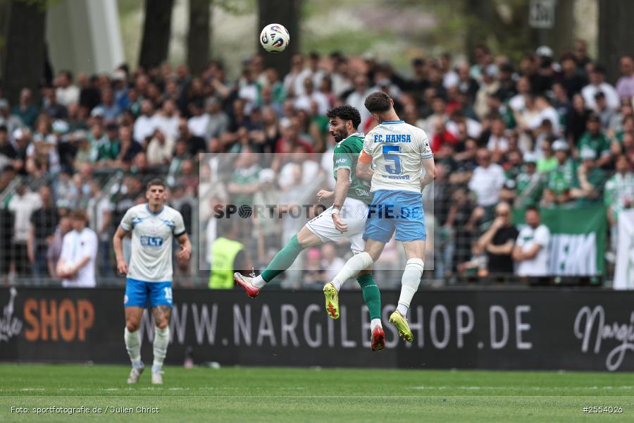 sport, Schweinfurt, Sachs-Stadion, Fussball, F.C. Hansa Rostock, DFB, 34. Spieltag, 3. Liga, 18.04.2026, 1. FC Schweinfurt 1905 - Bild-ID: 2554026