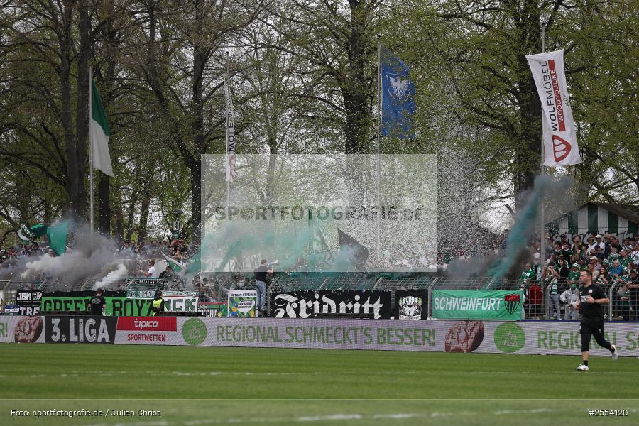 sport, Schweinfurt, Sachs-Stadion, Fussball, F.C. Hansa Rostock, DFB, 34. Spieltag, 3. Liga, 18.04.2026, 1. FC Schweinfurt 1905 - Bild-ID: 2554120