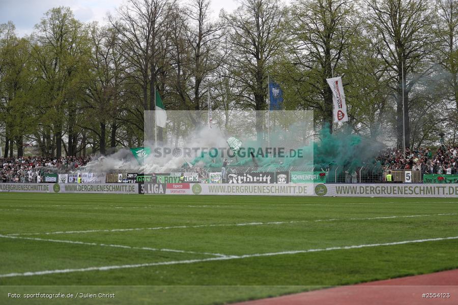 sport, Schweinfurt, Sachs-Stadion, Fussball, F.C. Hansa Rostock, DFB, 34. Spieltag, 3. Liga, 18.04.2026, 1. FC Schweinfurt 1905 - Bild-ID: 2554123