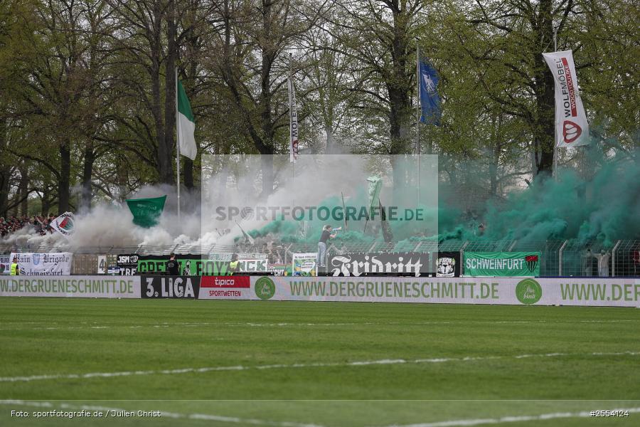 sport, Schweinfurt, Sachs-Stadion, Fussball, F.C. Hansa Rostock, DFB, 34. Spieltag, 3. Liga, 18.04.2026, 1. FC Schweinfurt 1905 - Bild-ID: 2554124