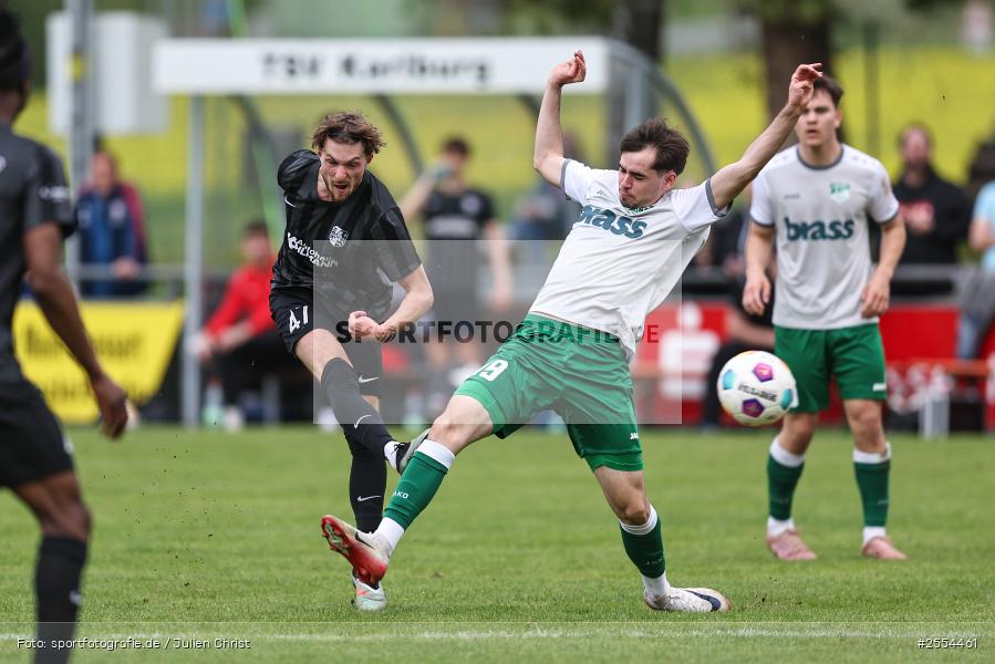 sport, TSV Karlburg, SV Alemannia Haibach, Landesliga Nordwest, Karlburg, Fussball, Fundamentum Sportpark, 30. Spieltag, 18.04.2026 - Bild-ID: 2554461