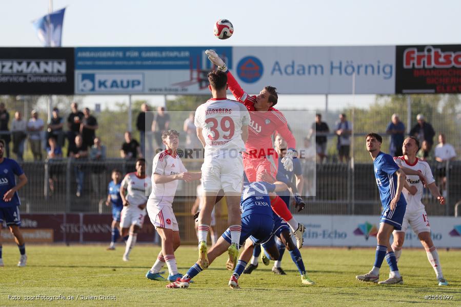Stadion am Schönbusch, Aschaffenburg, 24.04.2026, sport, BFV, Fussball, 31. Spieltag, Regionalliga Bayern, 1. FC Nürnberg II, SV Viktoria Aschaffenburg - Bild-ID: 2555397