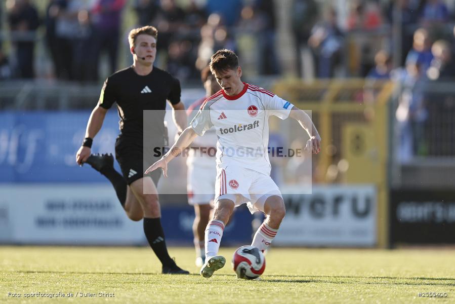 Stadion am Schönbusch, Aschaffenburg, 24.04.2026, sport, BFV, Fussball, 31. Spieltag, Regionalliga Bayern, 1. FC Nürnberg II, SV Viktoria Aschaffenburg - Bild-ID: 2555400