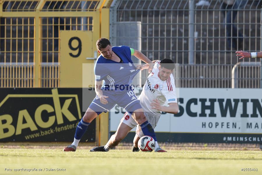 Stadion am Schönbusch, Aschaffenburg, 24.04.2026, sport, BFV, Fussball, 31. Spieltag, Regionalliga Bayern, 1. FC Nürnberg II, SV Viktoria Aschaffenburg - Bild-ID: 2555402