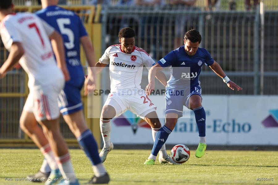 Stadion am Schönbusch, Aschaffenburg, 24.04.2026, sport, BFV, Fussball, 31. Spieltag, Regionalliga Bayern, 1. FC Nürnberg II, SV Viktoria Aschaffenburg - Bild-ID: 2555413
