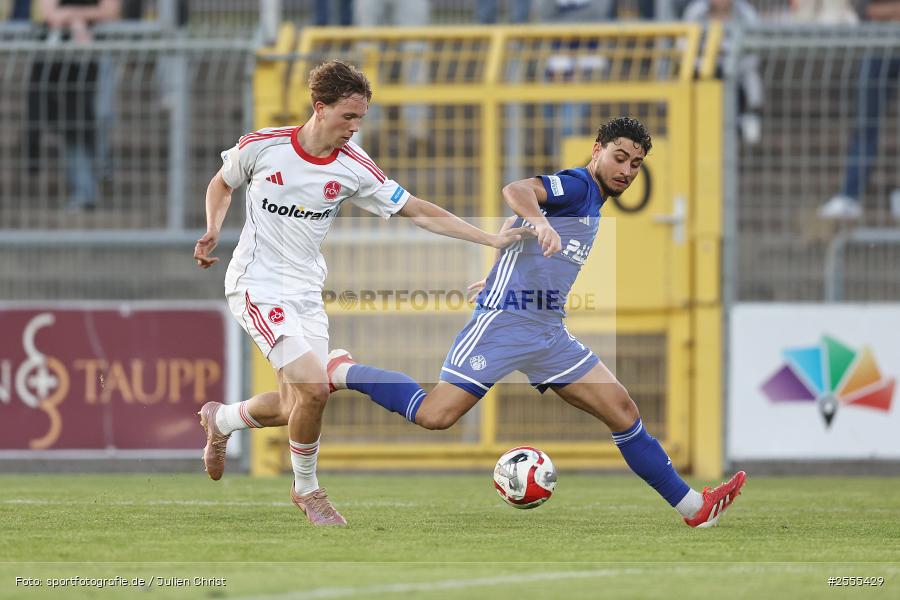 Stadion am Schönbusch, Aschaffenburg, 24.04.2026, sport, BFV, Fussball, 31. Spieltag, Regionalliga Bayern, 1. FC Nürnberg II, SV Viktoria Aschaffenburg - Bild-ID: 2555429