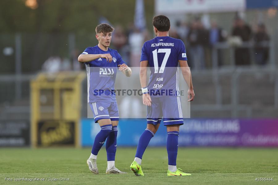 Stadion am Schönbusch, Aschaffenburg, 24.04.2026, sport, BFV, Fussball, 31. Spieltag, Regionalliga Bayern, 1. FC Nürnberg II, SV Viktoria Aschaffenburg - Bild-ID: 2555434