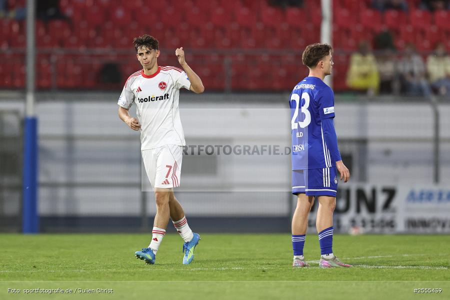 Stadion am Schönbusch, Aschaffenburg, 24.04.2026, sport, BFV, Fussball, 31. Spieltag, Regionalliga Bayern, 1. FC Nürnberg II, SV Viktoria Aschaffenburg - Bild-ID: 2555439