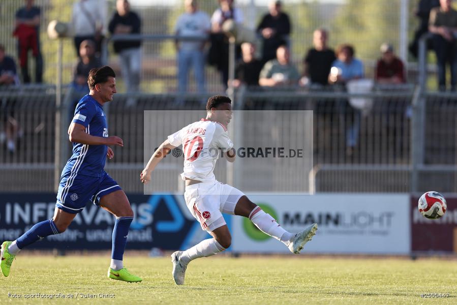 Stadion am Schönbusch, Aschaffenburg, 24.04.2026, sport, BFV, Fussball, 31. Spieltag, Regionalliga Bayern, 1. FC Nürnberg II, SV Viktoria Aschaffenburg - Bild-ID: 2555447
