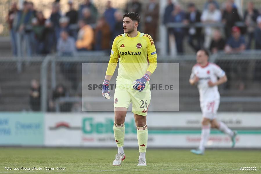 Stadion am Schönbusch, Aschaffenburg, 24.04.2026, sport, BFV, Fussball, 31. Spieltag, Regionalliga Bayern, 1. FC Nürnberg II, SV Viktoria Aschaffenburg - Bild-ID: 2555453