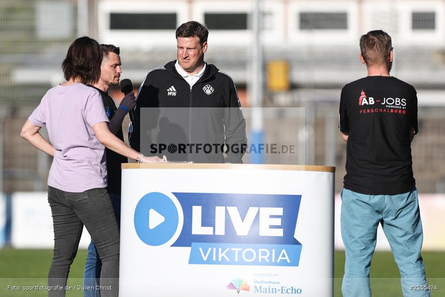 sport, Stadion am Schönbusch, SV Viktoria Aschaffenburg, Regionalliga Bayern, Fussball, BFV, Aschaffenburg, 31. Spieltag, 24.04.2026, 1. FC Nürnberg II - Bild-ID: 2555474