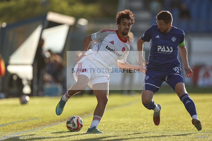 sport, Stadion am Schönbusch, SV Viktoria Aschaffenburg, Regionalliga Bayern, Fussball, BFV, Aschaffenburg, 31. Spieltag, 24.04.2026, 1. FC Nürnberg II - Bild-ID: 2555500