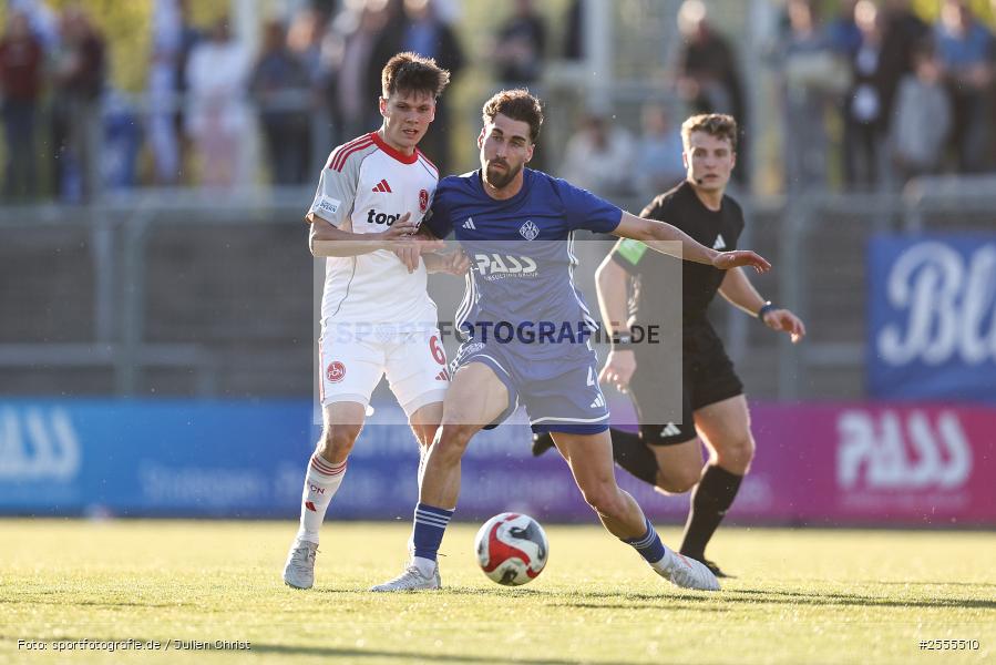 sport, Stadion am Schönbusch, SV Viktoria Aschaffenburg, Regionalliga Bayern, Fussball, BFV, Aschaffenburg, 31. Spieltag, 24.04.2026, 1. FC Nürnberg II - Bild-ID: 2555510