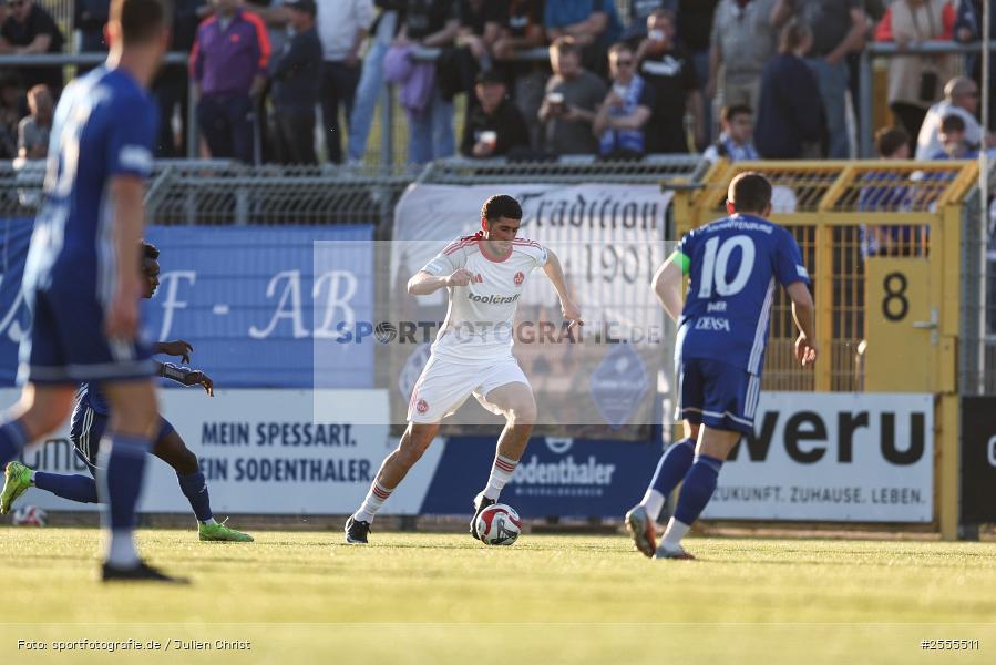 sport, Stadion am Schönbusch, SV Viktoria Aschaffenburg, Regionalliga Bayern, Fussball, BFV, Aschaffenburg, 31. Spieltag, 24.04.2026, 1. FC Nürnberg II - Bild-ID: 2555511