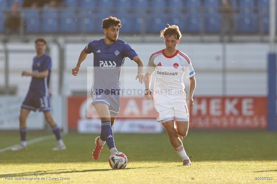 sport, Stadion am Schönbusch, SV Viktoria Aschaffenburg, Regionalliga Bayern, Fussball, BFV, Aschaffenburg, 31. Spieltag, 24.04.2026, 1. FC Nürnberg II - Bild-ID: 2555520
