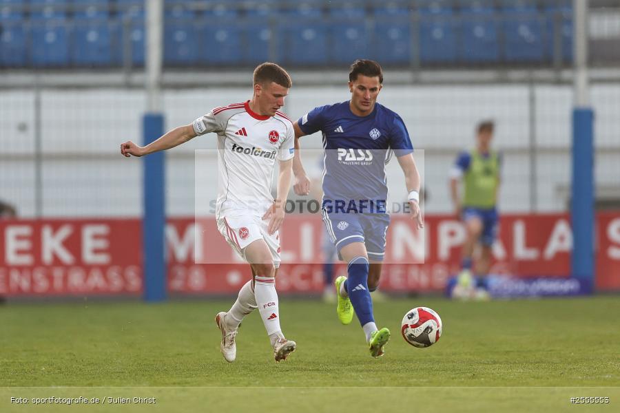 sport, Stadion am Schönbusch, SV Viktoria Aschaffenburg, Regionalliga Bayern, Fussball, BFV, Aschaffenburg, 31. Spieltag, 24.04.2026, 1. FC Nürnberg II - Bild-ID: 2555553