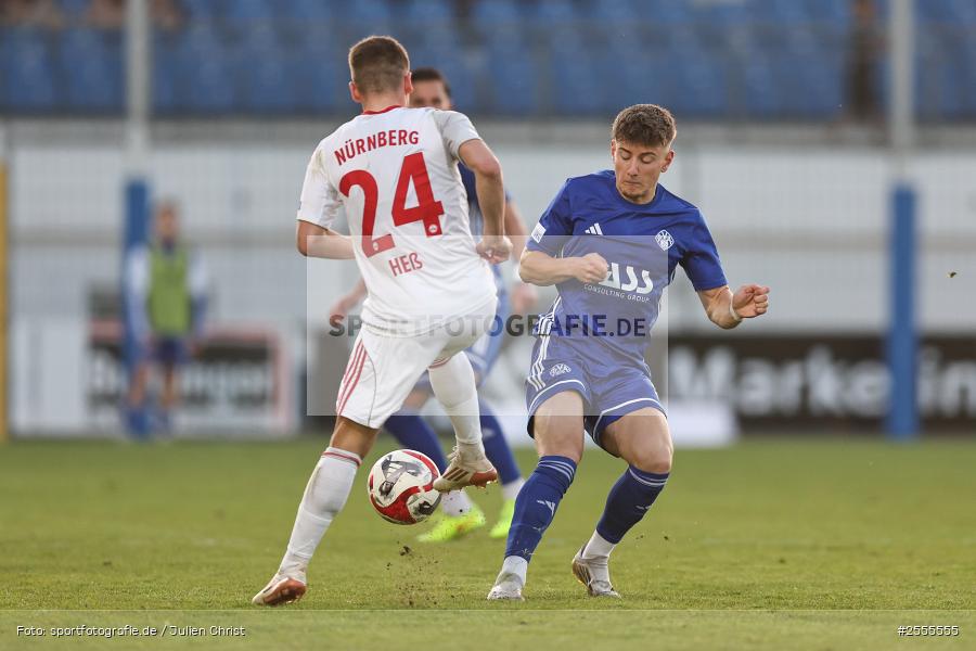 sport, Stadion am Schönbusch, SV Viktoria Aschaffenburg, Regionalliga Bayern, Fussball, BFV, Aschaffenburg, 31. Spieltag, 24.04.2026, 1. FC Nürnberg II - Bild-ID: 2555555