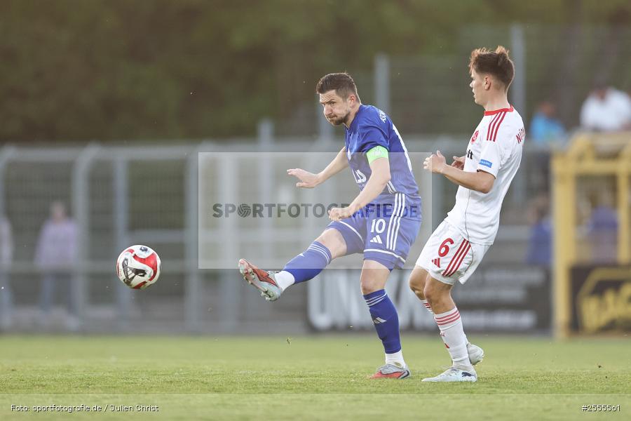 sport, Stadion am Schönbusch, SV Viktoria Aschaffenburg, Regionalliga Bayern, Fussball, BFV, Aschaffenburg, 31. Spieltag, 24.04.2026, 1. FC Nürnberg II - Bild-ID: 2555561