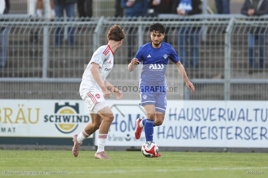sport, Stadion am Schönbusch, SV Viktoria Aschaffenburg, Regionalliga Bayern, Fussball, BFV, Aschaffenburg, 31. Spieltag, 24.04.2026, 1. FC Nürnberg II - Bild-ID: 2555562