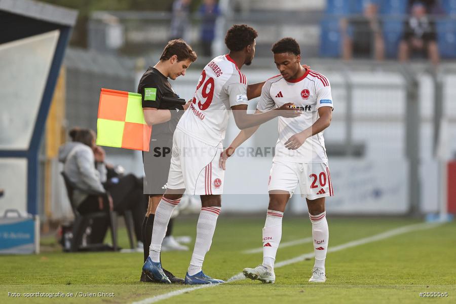 sport, Stadion am Schönbusch, SV Viktoria Aschaffenburg, Regionalliga Bayern, Fussball, BFV, Aschaffenburg, 31. Spieltag, 24.04.2026, 1. FC Nürnberg II - Bild-ID: 2555565