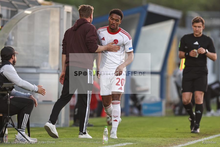 sport, Stadion am Schönbusch, SV Viktoria Aschaffenburg, Regionalliga Bayern, Fussball, BFV, Aschaffenburg, 31. Spieltag, 24.04.2026, 1. FC Nürnberg II - Bild-ID: 2555566