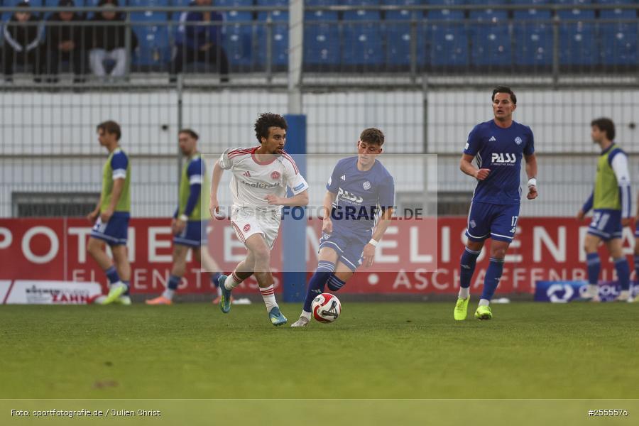 sport, Stadion am Schönbusch, SV Viktoria Aschaffenburg, Regionalliga Bayern, Fussball, BFV, Aschaffenburg, 31. Spieltag, 24.04.2026, 1. FC Nürnberg II - Bild-ID: 2555576