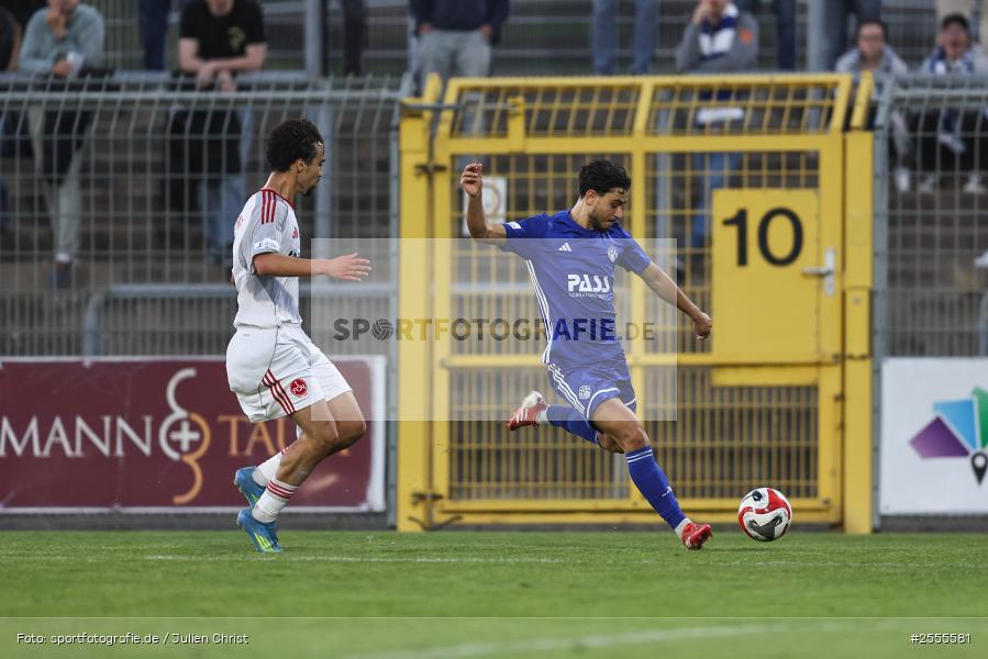 sport, Stadion am Schönbusch, SV Viktoria Aschaffenburg, Regionalliga Bayern, Fussball, BFV, Aschaffenburg, 31. Spieltag, 24.04.2026, 1. FC Nürnberg II - Bild-ID: 2555581
