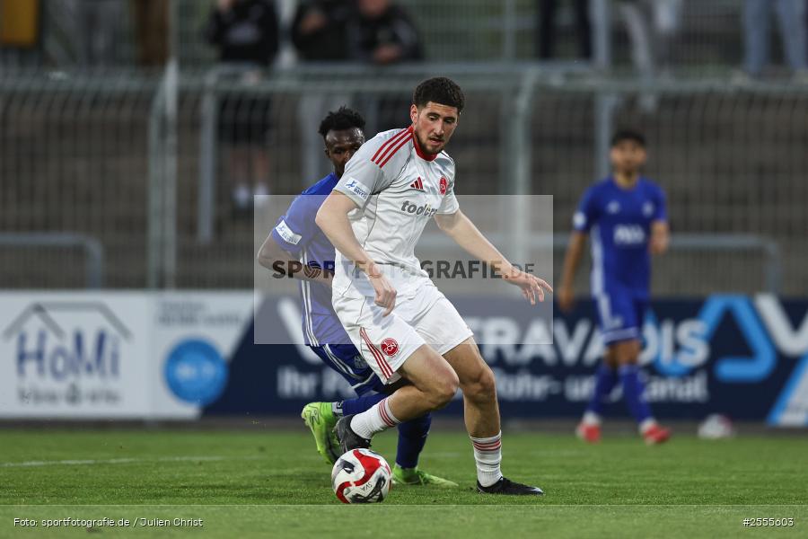 sport, Stadion am Schönbusch, SV Viktoria Aschaffenburg, Regionalliga Bayern, Fussball, BFV, Aschaffenburg, 31. Spieltag, 24.04.2026, 1. FC Nürnberg II - Bild-ID: 2555603