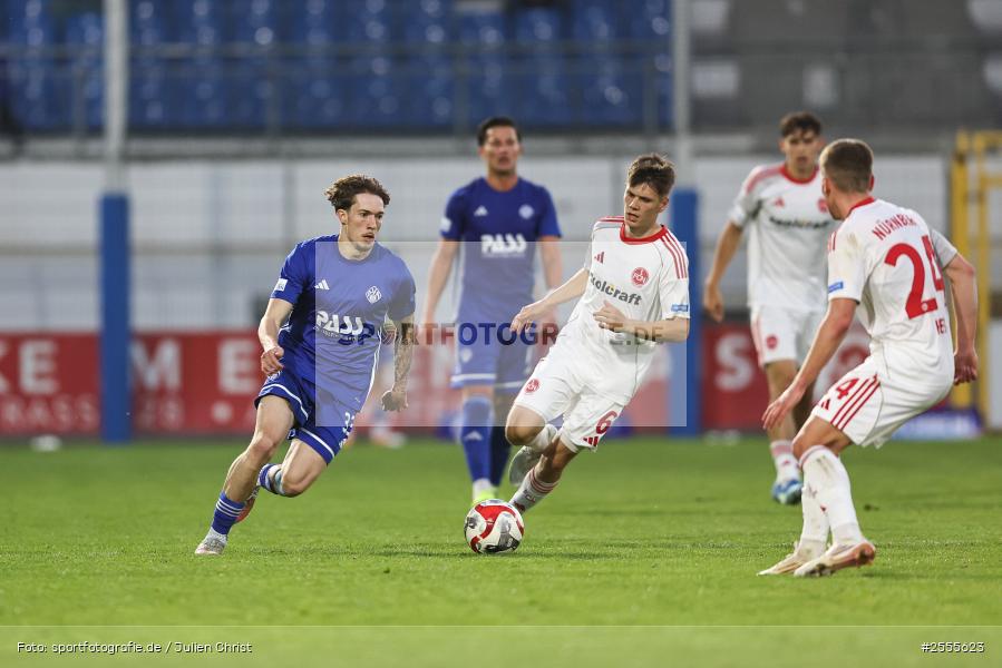 sport, Stadion am Schönbusch, SV Viktoria Aschaffenburg, Regionalliga Bayern, Fussball, BFV, Aschaffenburg, 31. Spieltag, 24.04.2026, 1. FC Nürnberg II - Bild-ID: 2555623