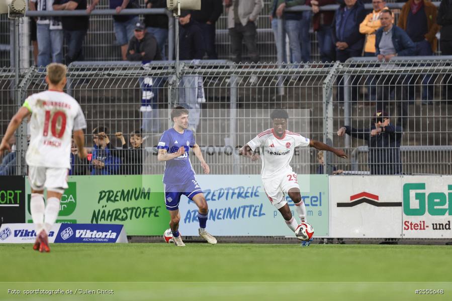 sport, Stadion am Schönbusch, SV Viktoria Aschaffenburg, Regionalliga Bayern, Fussball, BFV, Aschaffenburg, 31. Spieltag, 24.04.2026, 1. FC Nürnberg II - Bild-ID: 2555648
