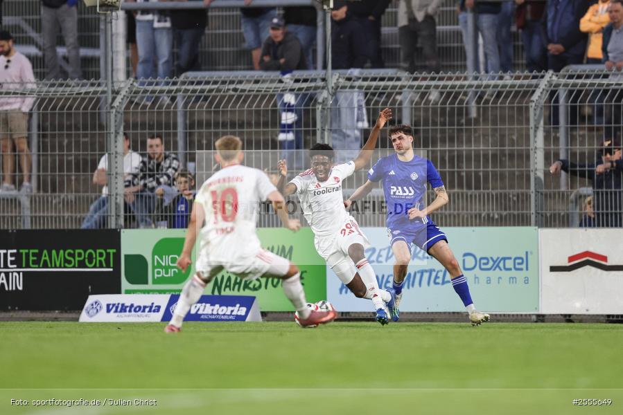 sport, Stadion am Schönbusch, SV Viktoria Aschaffenburg, Regionalliga Bayern, Fussball, BFV, Aschaffenburg, 31. Spieltag, 24.04.2026, 1. FC Nürnberg II - Bild-ID: 2555649