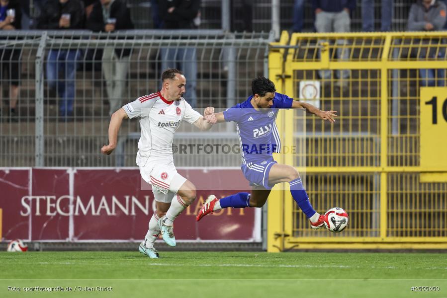 sport, Stadion am Schönbusch, SV Viktoria Aschaffenburg, Regionalliga Bayern, Fussball, BFV, Aschaffenburg, 31. Spieltag, 24.04.2026, 1. FC Nürnberg II - Bild-ID: 2555650