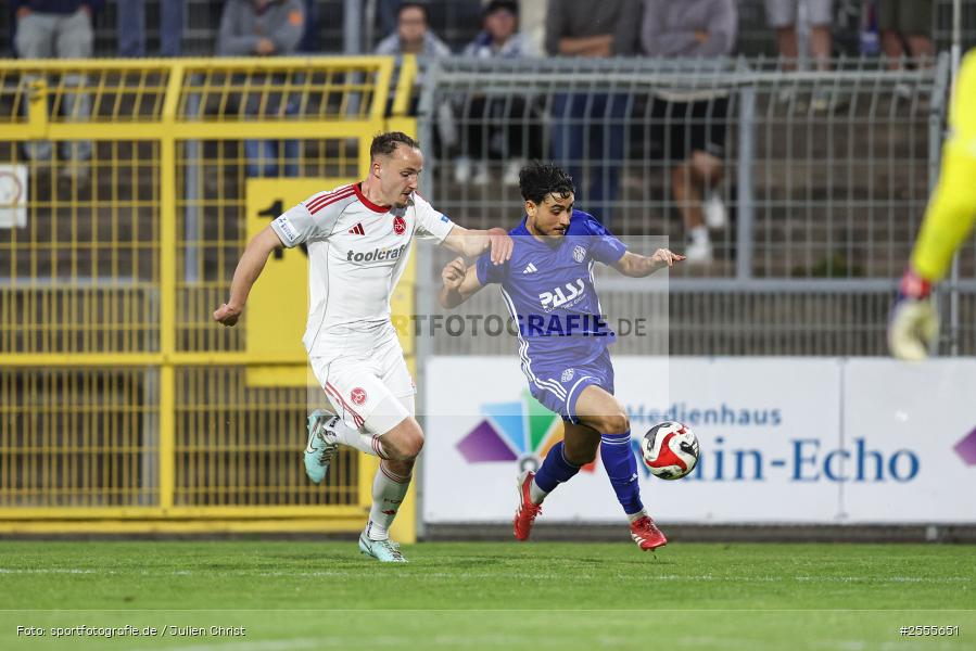 sport, Stadion am Schönbusch, SV Viktoria Aschaffenburg, Regionalliga Bayern, Fussball, BFV, Aschaffenburg, 31. Spieltag, 24.04.2026, 1. FC Nürnberg II - Bild-ID: 2555651