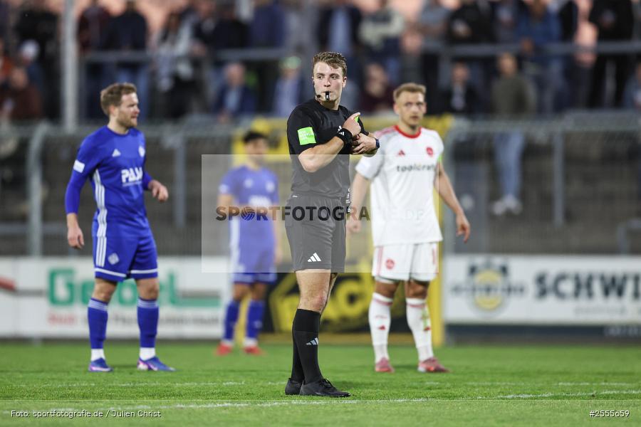 sport, Stadion am Schönbusch, SV Viktoria Aschaffenburg, Regionalliga Bayern, Fussball, BFV, Aschaffenburg, 31. Spieltag, 24.04.2026, 1. FC Nürnberg II - Bild-ID: 2555659